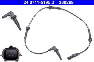 ATE 24.0711-5195.3 Číslo výrobce: 360269. EAN: 4006633333863.