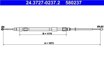 ATE 24.3727-0237.2 Číslo výrobce: 580237. EAN: 4006633312226.