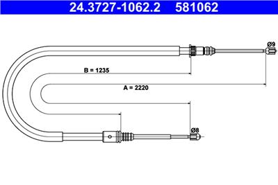 ATE 24.3727-1062.2 Číslo výrobce: 581062. EAN: 4006633204866.
