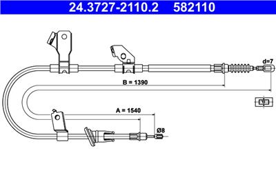 ATE 24.3727-2110.2 Číslo výrobce: 582110. EAN: 4006633335164.