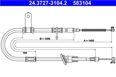 ATE 24.3727-3104.2 Číslo výrobce: 583104. EAN: 4006633311755.