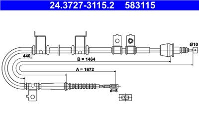 ATE 24.3727-3115.2 Číslo výrobce: 583115. EAN: 4006633385688.