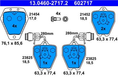 ATE 13.0460-2717.2 Číslo výrobce: 602717. EAN: 4006633336147.