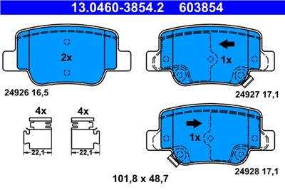 ATE 13.0460-3854.2 Číslo výrobce: 603854. EAN: 4006633382632.