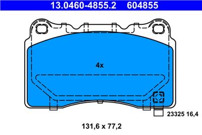 ATE 13.0460-4855.2 Číslo výrobce: 604855. EAN: 4006633370721.