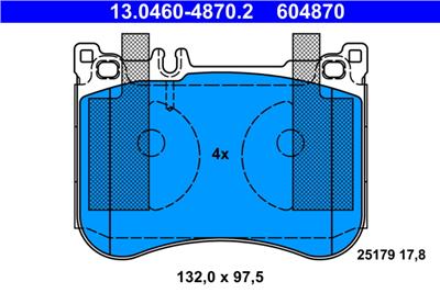 ATE 13.0460-4870.2 Číslo výrobce: 604870. EAN: 4006633419352.