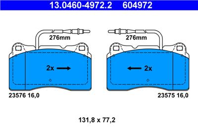ATE 13.0460-4972.2 Číslo výrobce: 604972. EAN: 4006633031400.