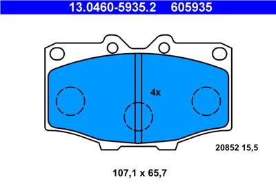 ATE 13.0460-5935.2 Číslo výrobce: 605935. EAN: 4006633147002.