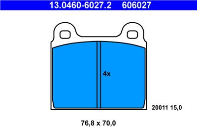 ATE 13.0460-6027.2 Číslo výrobce: 606027. EAN: 4006633082877.