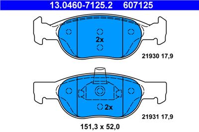 ATE 13.0460-7125.2 Číslo výrobce: 607125. EAN: 4006633015127.