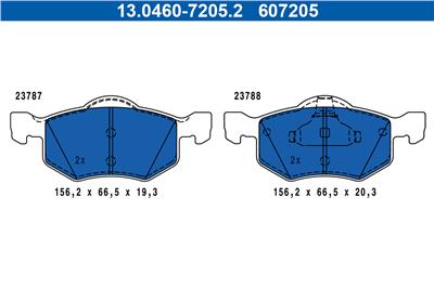 ATE 13.0460-7205.2 Číslo výrobce: 607205. EAN: 4006633282598.