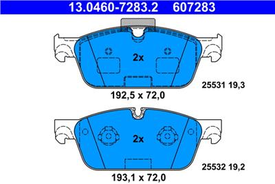 ATE 13.0460-7283.2 Číslo výrobce: 607283. EAN: 4006633386418.