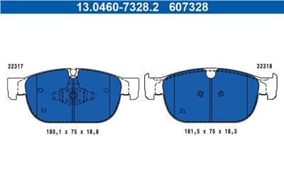 ATE 13.0460-7328.2 Číslo výrobce: 607328. EAN: 4006633447614.