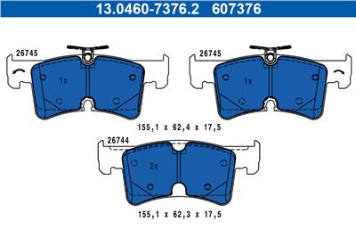 ATE 13.0460-7376.2 Číslo výrobce: 607376. EAN: 4006633505703.
