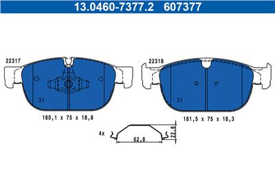 ATE 13.0460-7377.2 Číslo výrobce: 607377.