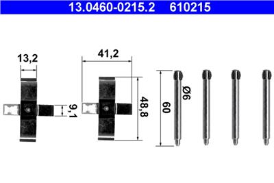 ATE 13.0460-0215.2 Číslo výrobce: 610215. EAN: 4006633111027.