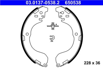 ATE 03.0137-0538.2 Číslo výrobce: 650538. EAN: 4006633461030.