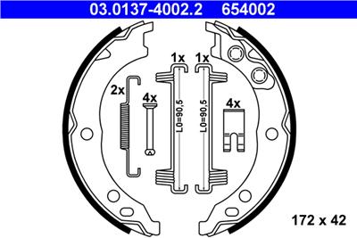 ATE 03.0137-4002.2 Číslo výrobce: 654002. EAN: 4006633288750.