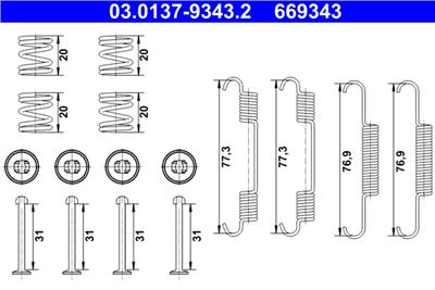 ATE 03.0137-9343.2 Číslo výrobce: 669343. EAN: 4006633479363.