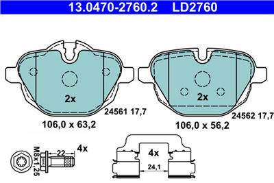 ATE 13.0470-2760.2 Číslo výrobce: LD2760. EAN: 4006633406420.