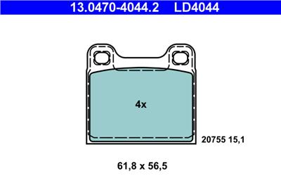 ATE 13.0470-4044.2 Číslo výrobce: LD4044. EAN: 4006633346696.