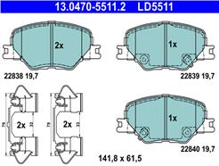 ATE 13.0470-5511.2 ATE Ceramic