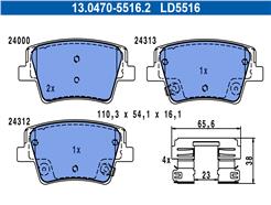 ATE 13.0470-5516.2 ATE Ceramic