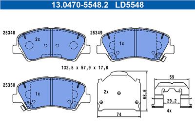 ATE 13.0470-5548.2 Číslo výrobce: LD5548. EAN: 4006633495998.