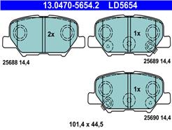 ATE 13.0470-5654.2 ATE Ceramic