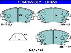 ATE 13.0470-5658.2 ATE Ceramic