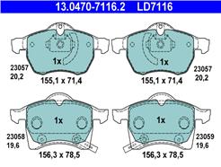 ATE 13.0470-7116.2 ATE Ceramic