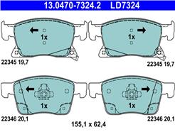 ATE 13.0470-7324.2 ATE Ceramic