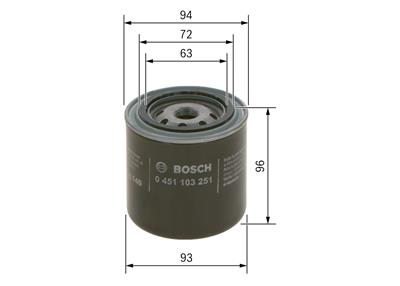 BOSCH 0 451 103 251 Číslo výrobce: P 3251. EAN: 3165141067002.