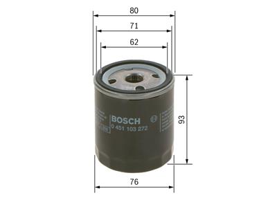 BOSCH 0 451 103 272 Číslo výrobce: P 3272. EAN: 3165141087208.
