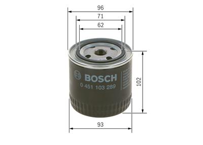 BOSCH 0 451 103 289 Číslo výrobce: P 3289. EAN: 3165141195361.
