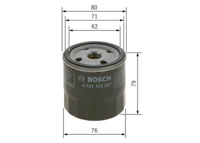 BOSCH 0 451 103 297 Číslo výrobce: P 3297. EAN: 4047023225009.
