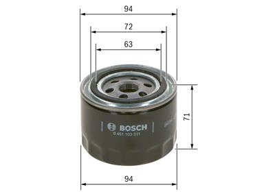BOSCH 0 451 103 311 Číslo výrobce: P 3311. EAN: 3165141274431.