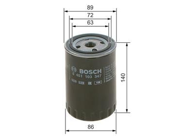 BOSCH 0 451 103 347 Číslo výrobce: P 3347. EAN: 3165143251256.