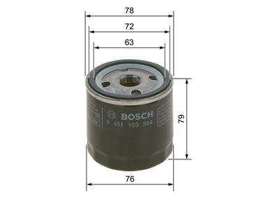 BOSCH 0 451 103 354 Číslo výrobce: P 3354. EAN: 3165143333228.
