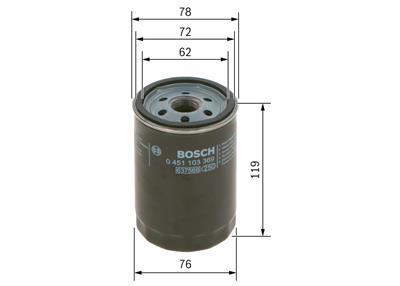BOSCH 0 451 103 369 Číslo výrobce: P 3369. EAN: 4047023055378.