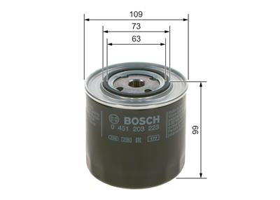 BOSCH 0 451 203 223 Číslo výrobce: P 3223. EAN: 3165141081237.