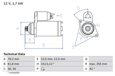 BOSCH 0 986 020 260 Číslo výrobce: 2026. EAN: 3165143526576.