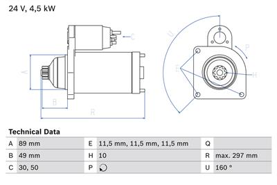 BOSCH 0 986 022 940 Číslo výrobce: 2294. EAN: 4047024645837.