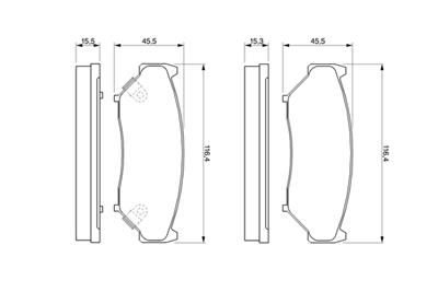 BOSCH 0 986 424 251 Číslo výrobce: BP121. EAN: 3165141121704.
