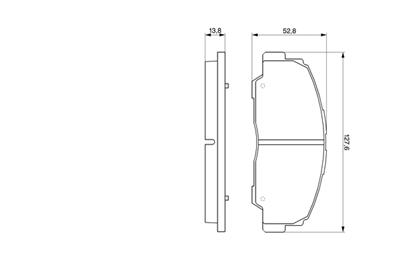 BOSCH 0 986 424 297 Číslo výrobce: BP145. EAN: 3165141122114.