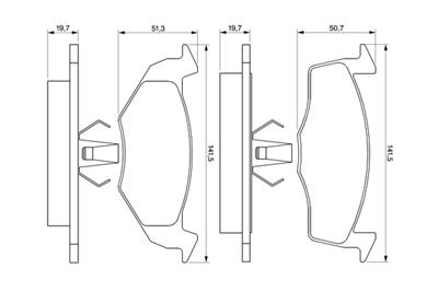 BOSCH 0 986 424 347 Číslo výrobce: BP163. EAN: 3165141122480.