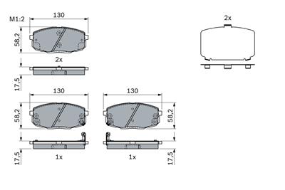 BOSCH 0 986 424 393 Číslo výrobce: BP2305. EAN: 4047026405507.