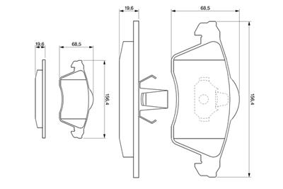 BOSCH 0 986 494 008 Číslo výrobce: BP197. EAN: 4047024043978.