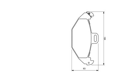 BOSCH 0 986 424 532 Číslo výrobce: BP285. EAN: 3165143532577.