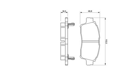 BOSCH 0 986 424 535 Číslo výrobce: BP288. EAN: 3165143660171.